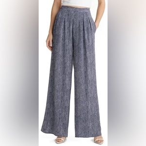 Vici Stripe High Waist Wide Leg Pants